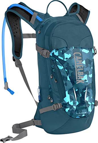 CamelBak L.U.X.E. Mochila de hidratación unisex para adultos, Dragon Teal/Camelflage, 100 oz