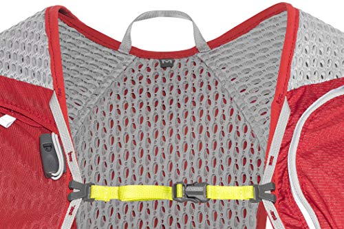 CamelBak Nano Vest Mochila de hidratación, Unisex Adulto, Rojo/Verde Lima, Small