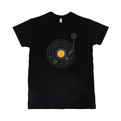 Camiseta Cosmic Symphony - Música - Vinilo - Color Negro - 100% Algodón - Serigrafía