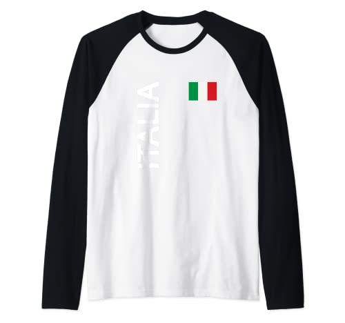 Camiseta de Italia Maglia Italia 2021 para niños y mujeres Camiseta Manga Raglan