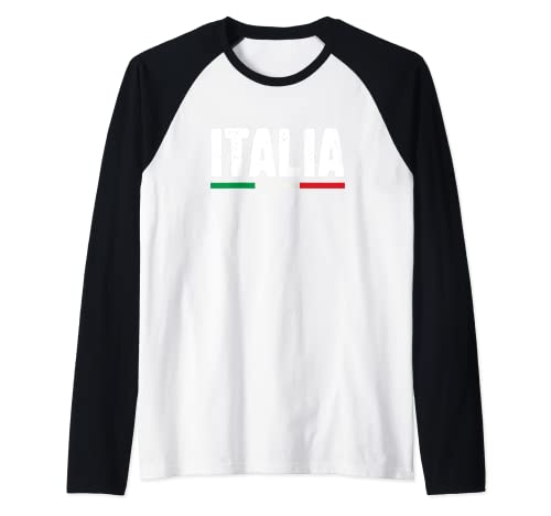 Camiseta de Italia Maglia Italia 2021 para niños y mujeres Camiseta Manga Raglan