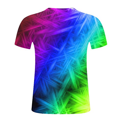 Camiseta Hombres Multicolor 2022 El Más Nuevo Verano Estilo Moda Impresión Manga Corta Camisetas