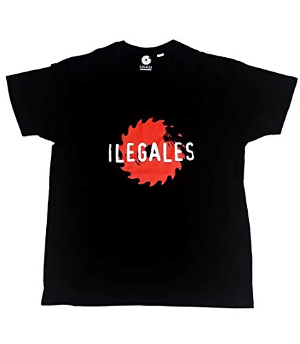 Camiseta ILEGALES Punk Rock macarra español Algodon Calidad 190grs (XXL)