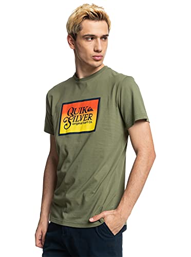 Camiseta Quiksilver - M - Verde