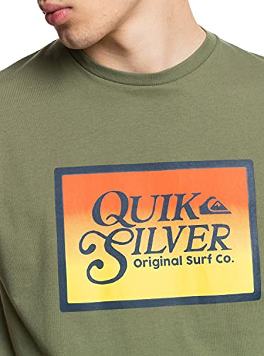 Camiseta Quiksilver - M - Verde