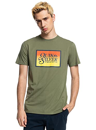 Camiseta Quiksilver - M - Verde