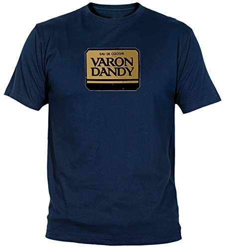 Camisetas EGB Camiseta Varón Dandy Adulto/niño ochenteras 80´s Retro (L, Marino)