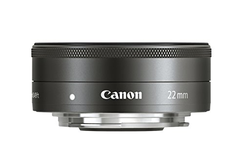 Canon EF-M 22 mm f/2 STM - Objetivo para Canon (Distancia Focal Fija 22 mm, Apertura f/2-22) Negro