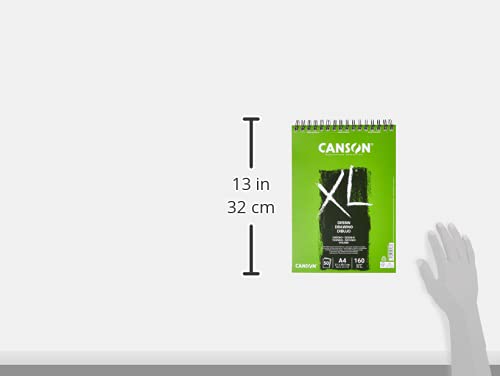 Canson XL Dessin Ligero, Álbum Espiral Microperforado, A4, 50 Hojas, 160 g