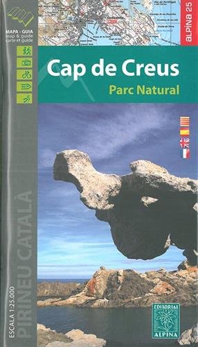 Cap de Creus, mapa excursionista. Escala 1:25.000. Editorial Alpina. (ALPINA 25 - 1/25.000)