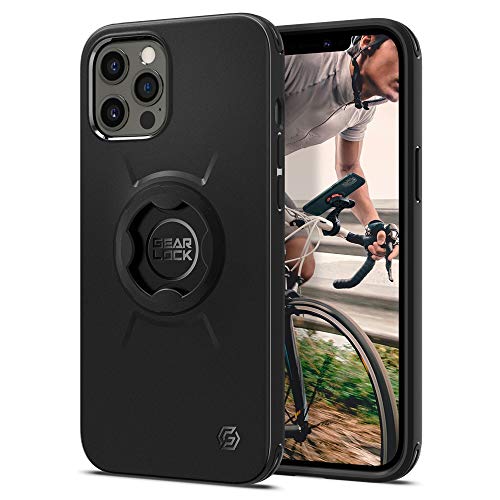 Capa Spigen Gearlock Gcf132 Bike Mount iPhone 12/12 Pro Preto