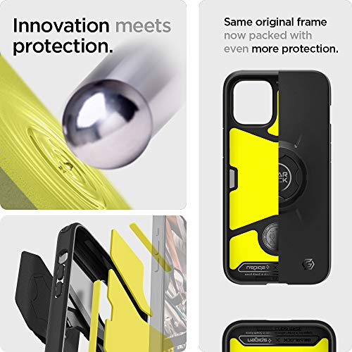 Capa Traseira Spigen Gear Lock iPhone 12 Mini - Preto