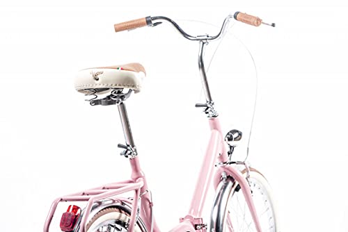 CAPRI Bambina Bicicleta, Adultos Unisex, Rosa, Mediano