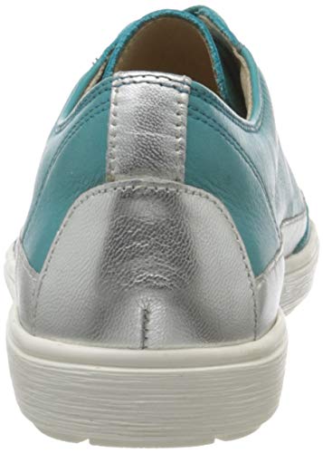 Caprice Manou, Zapatillas Mujer, Turquesa (Turquoise NAP. 825), 37 EU