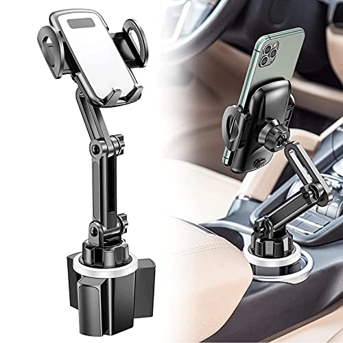 Car Cup Holder Phone Mount, CTYBB Cup Holder Cradle Car Mount with Adjustable Neck for Cell Phones iPhone 12 Pro Max /11 Pro/XR/XS/8/7 Plus/6s, Samsung S10 Plus/S9/Note9, Huawei etc.