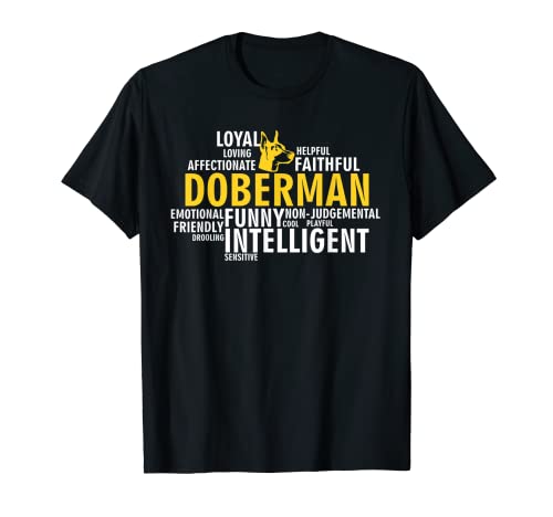 Características de Doberman Dog Camiseta
