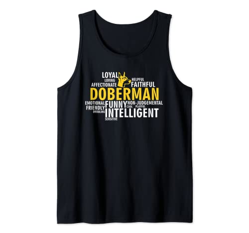 Características de Doberman Dog Camiseta sin Mangas