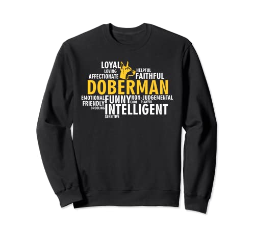 Características de Doberman Dog Sudadera