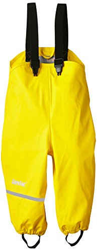 Caretec 4001, Pantalón de lluvia sin forro, para Unisex niños, amarillo (Yellow 324), 80 (9-12 meses)