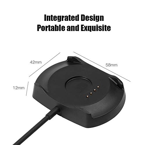 Cargador de Reloj, Base de Carga de Base Estable de Circuito Inteligente Portátil, Protección USB Antideslizante Cargador de Reloj de Viaje Doméstico, para Amazfit Stratos 2 / 2S