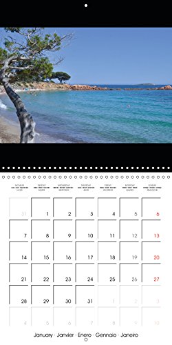 Carre de mer corse (calendrier mural 2019 300 * 300 mm square) - calendrier sur les mers corses (cal (Calvendo Places): Calendrier sur les mers corses (Calendrier mensuel, 14 Pages )