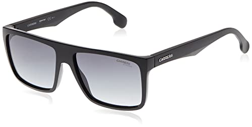 Carrera 5039/S 9O 807 Gafas de Sol, Negro (Black/Dark Grey SF), 58 Unisex Adulto