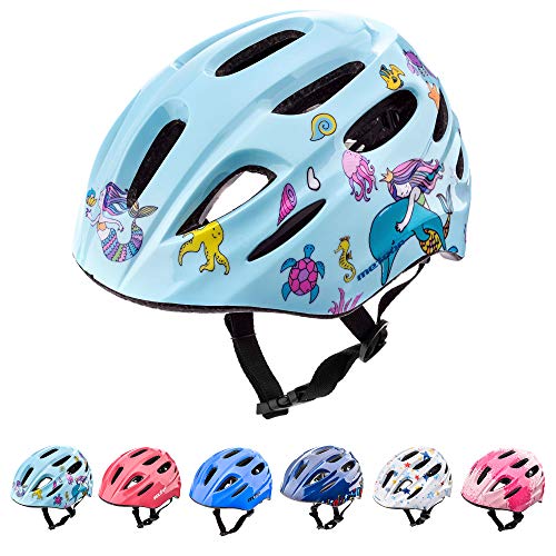 Casco Bicicleta Bebe Helmet Bici Ciclismo para Niño - Cascos para Infantil Bici Helmet para Patinete Ciclismo Montaña BMX Carretera Skate Patines monopatines KS01 (S 48-52 cm, octopus's Garden)