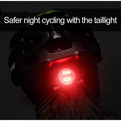 Casco Bicicleta Yuan Ou Casco Ciclismo Casco De Bicicleta Mountain Bike Insect Net con Luces Traseras 53-62cm Azul