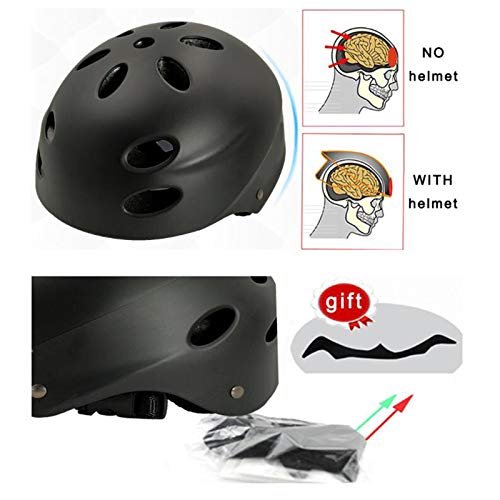 Casco Bicicleta Yuan Ou Casco de Ciclismo Profesional Hombre Mujer Montaña Carretera Bicicleta Casco BMX Bicicleta Deportiva/Patinaje/Hip-Hop/DH Casco MTB L (58-61cm) Gris