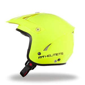 CASCO DE MOTO DE TRIAL MT - TR ONE (m, amarillo fluor)