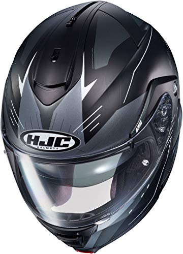 Casco de moto HJC IS-33 II KORBA MC4H, Negro/Fluo, S