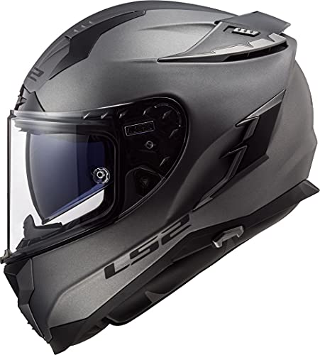 Casco de moto LS2 FF327 CHALLENGER SOLID MATT TITANIUM, Titanium, L