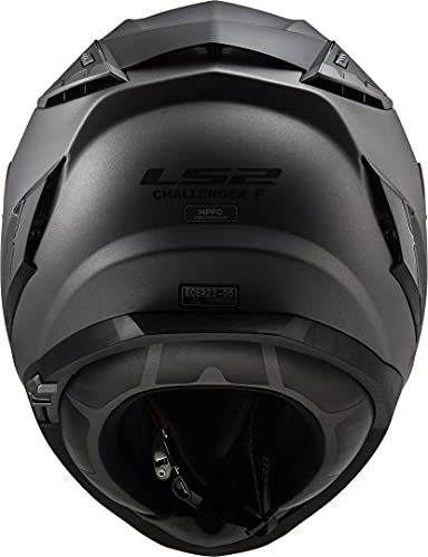 Casco de moto LS2 FF327 CHALLENGER SOLID MATT TITANIUM, Titanium, L