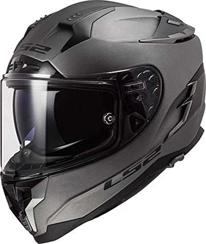 Casco de moto LS2 FF327 CHALLENGER SOLID MATT TITANIUM, Titanium, L