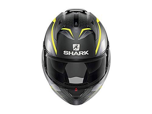 Casco de moto Shark EVO ES YARI Mat AYS, Gris/Amarillo, L