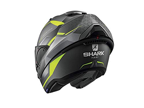 Casco de moto Shark EVO ES YARI Mat AYS, Gris/Amarillo, L