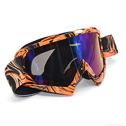 Casco de motocicleta universal Gafas de motocross para KTM ATV DH MTB Dirt Bike Glasses Piezas de motocross (Color : RU2 3)