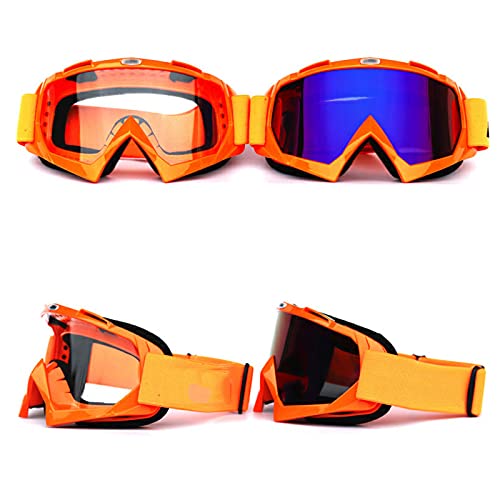 Casco de motocicleta universal Gafas de motocross para KTM ATV DH MTB Dirt Bike Glasses Piezas de motocross (Color : RU2 3)