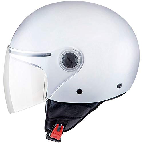 Casco MT OF501 Street Solid Blanco Perla Tamanho L