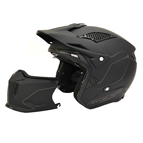 Casco MT TR902XSV Streetfighter SV SÓLIDO A1 Negro Mate Talla L