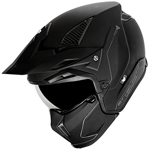 Casco MT TR902XSV Streetfighter SV SÓLIDO A1 Negro Mate Talla L