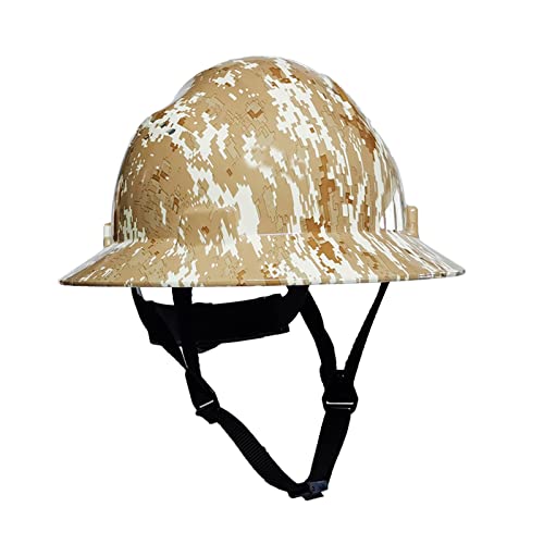 Casco Seguridad, Casco De Protección, Cascos con Correas para La Barbilla, Protección para La Cabeza, Ventilación, Ajustable, para Soldadura, Electricidad, Minería, Registro Y Más