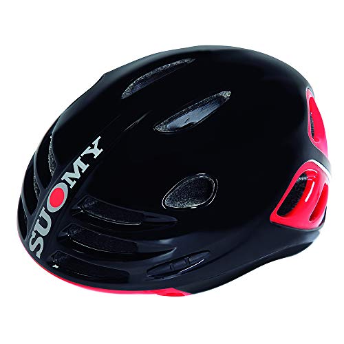 Casco suomy sfera negro/rojo T-M