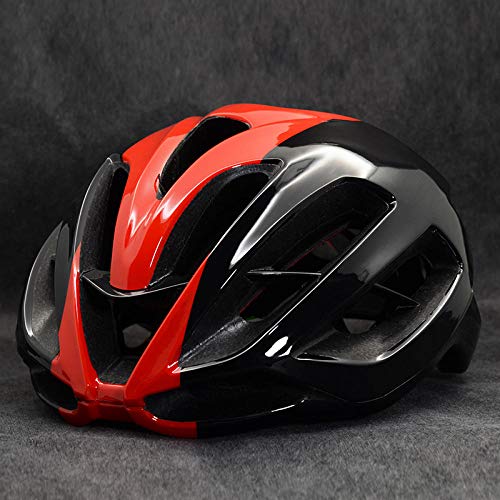 Cascos De Esquí Casco de bicicleta de carretera Aero rojo Casco de ciclismo Casco de bicicleta de montaña MTB Capacete Casco de bicicleta de seguridad deportiva exterior mate-14_L 59-62cm