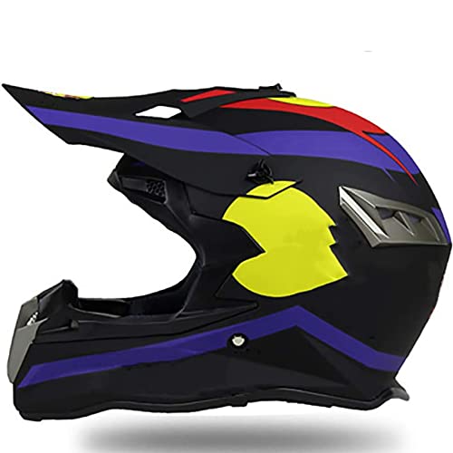 Cascos de Motocross,Cascos Modulares Carcasa de ABS CertificacióN DOT MúLtiples Orificios VentilacióN Bloqueo RáPido Forro ExtraíBle Enviar Gafas Guantes Red Bull B,S