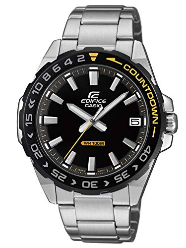 Casio Reloj Analógico para Hombre de Cuarzo con Correa en Acero Inoxidable EFV-120DB-1AVUEF