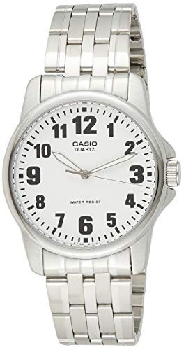 CASIO Reloj con Correa de Acero Inoxidable MTP-1260D-7B