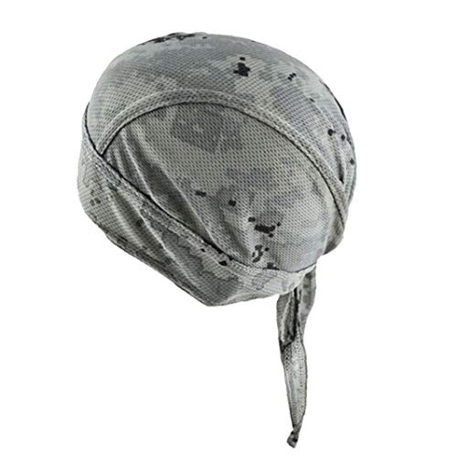 Casquillo del Cráneo Unisex Sudor De Secado Rápido Absorbe Patrón del Sombrero del Pirata Transpirable Camuflaje