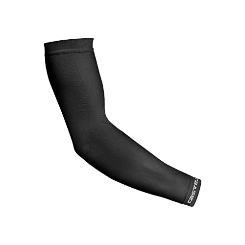 castelli Pro Seamless 2 Arm Warmer Calentadores, Hombre, Negro, Small-Medium