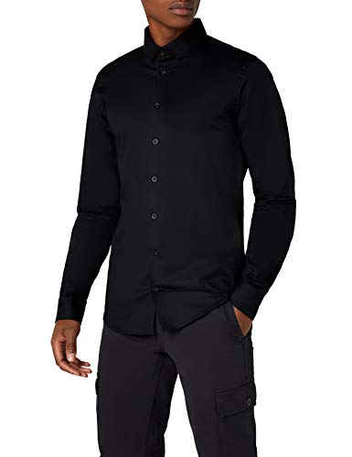 CASUAL FRIDAY 500924 Camisa, 50003 Black, S para Hombre